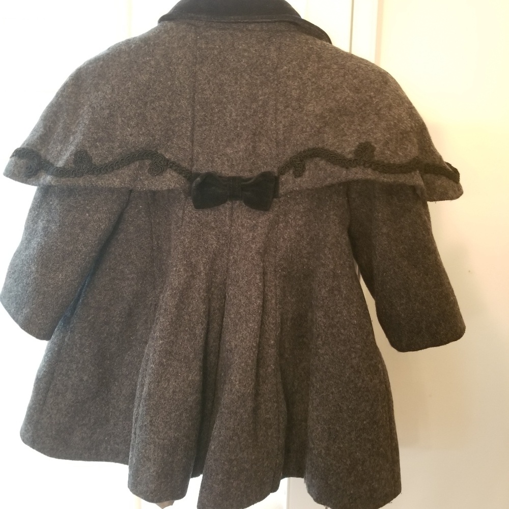 Rothschild 2T Girls Charcoal/Grey with black trim - Picture 2 of 8
